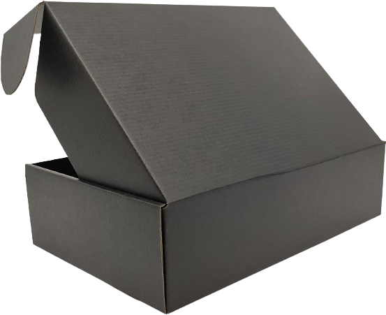 Black Shipping Box