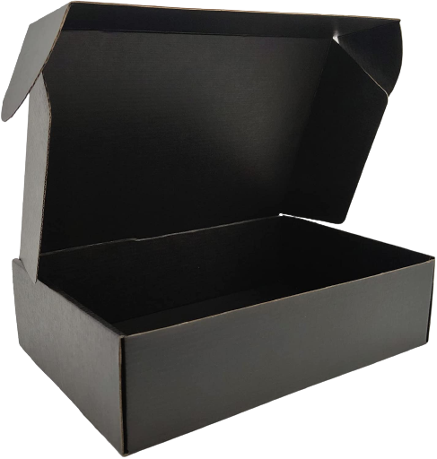 Black Shipping Box