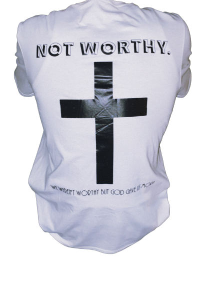 White not worthy tee© (GEN 1)