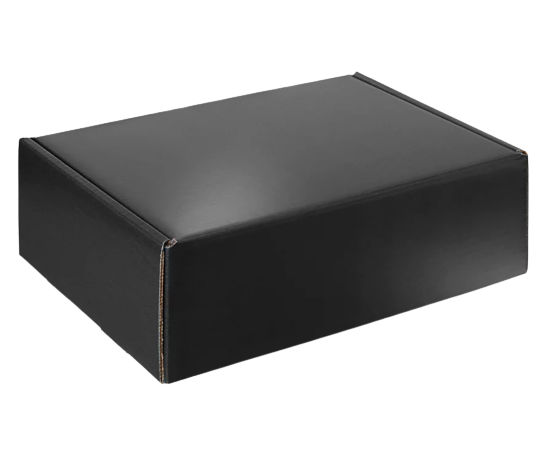 Black Shipping Box